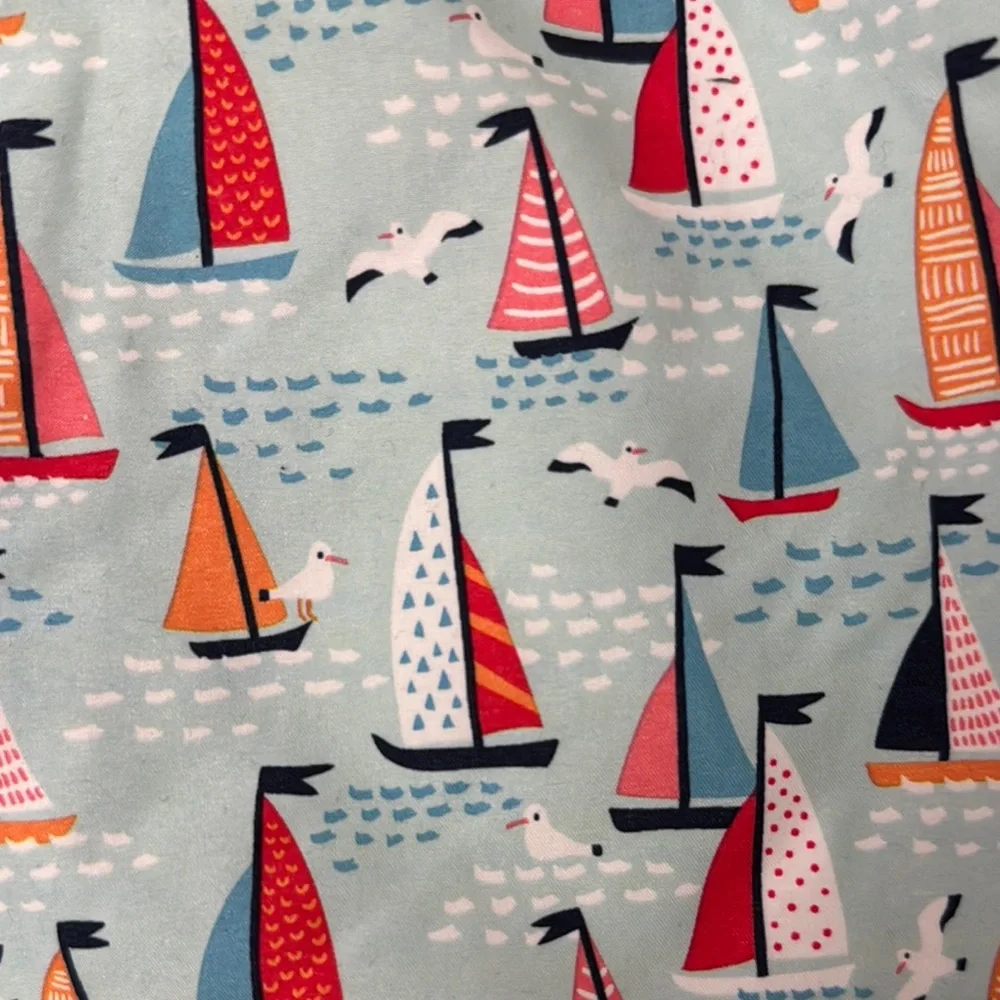 Men’s Sailboat Print Swim Shorts Size Medium - Picture 4 of 4